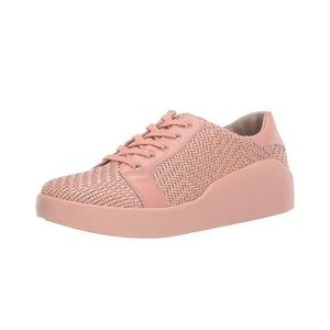 KELSI DAGGER Brooklyn Pink Solo Woven Sneaker 8.5